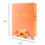 3D Pop-Up Karte Blumenstrauß Blumen