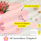 3D Pop-Up Karte Blumenstrauß Lilien