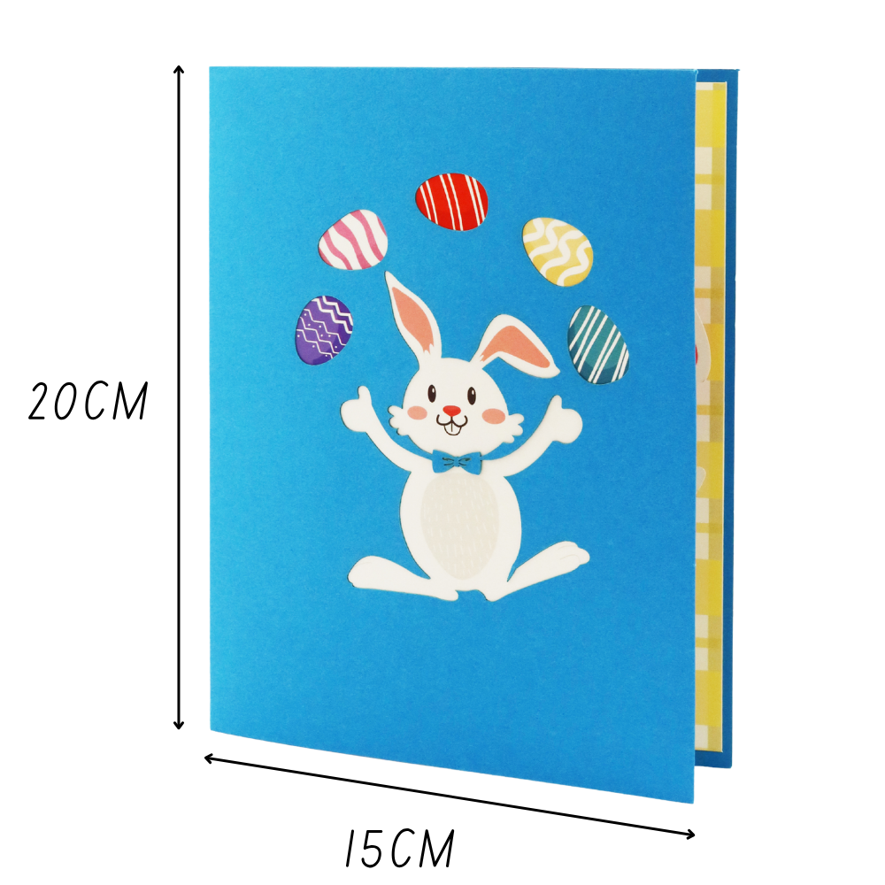 3D Pop-Up Karte Hase