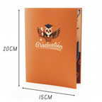 3D Pop-Up Karte Eule Abschlusskarte