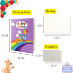 Pop-Up Karte Geburtstagszug