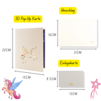 3D Pop-Up Karte Pegasus