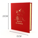 3D Pop-Up Karte Dinosaurier