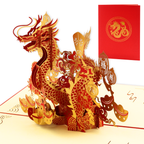 3D Pop-Up Karte Drache