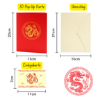 3D Pop-Up Karte Drache
