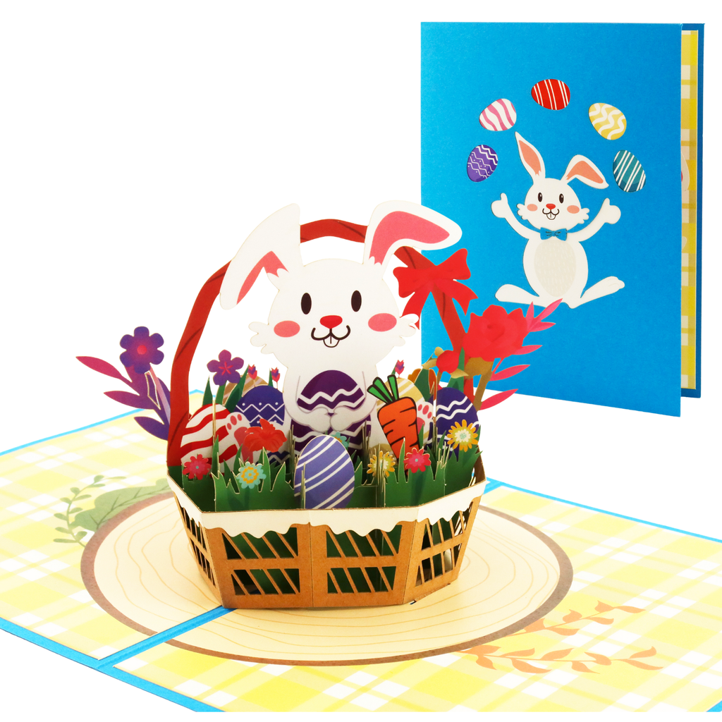 3D Pop-Up Karte Hase