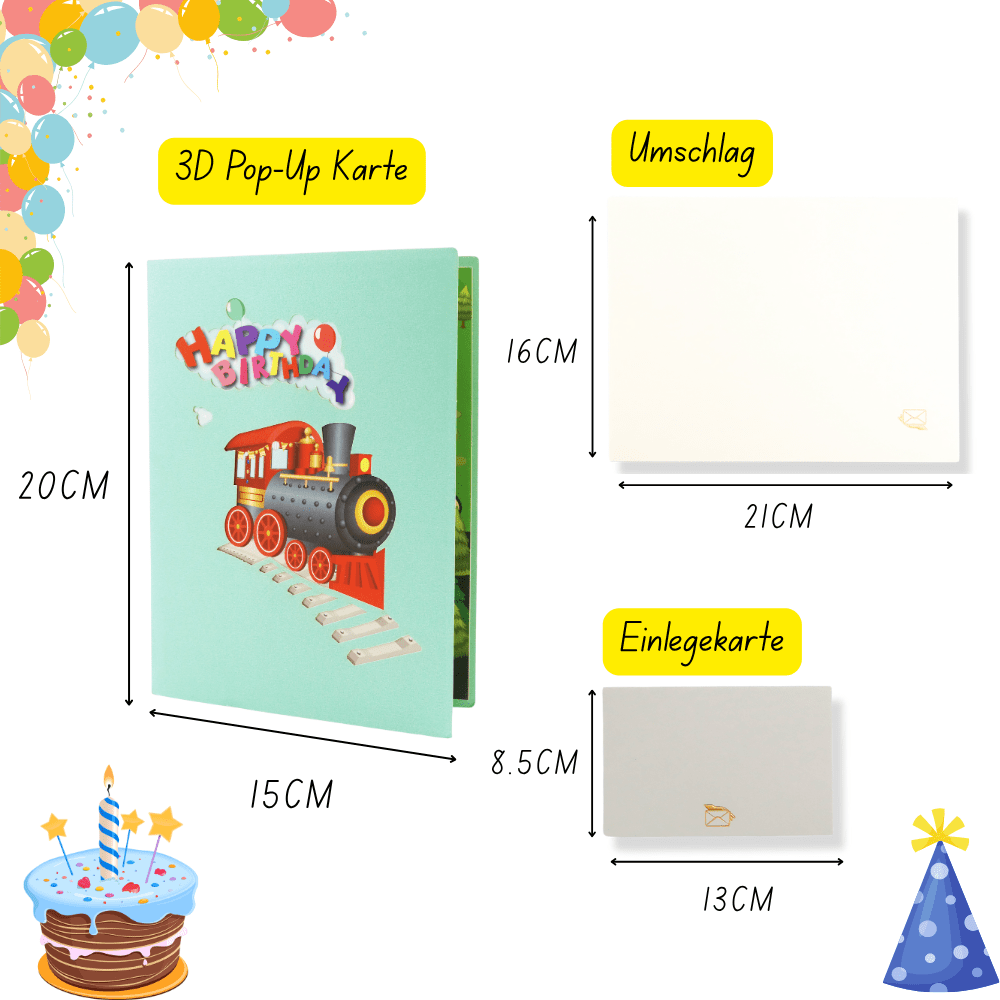 3D Happy - Birthday Zug - DORAFIORA