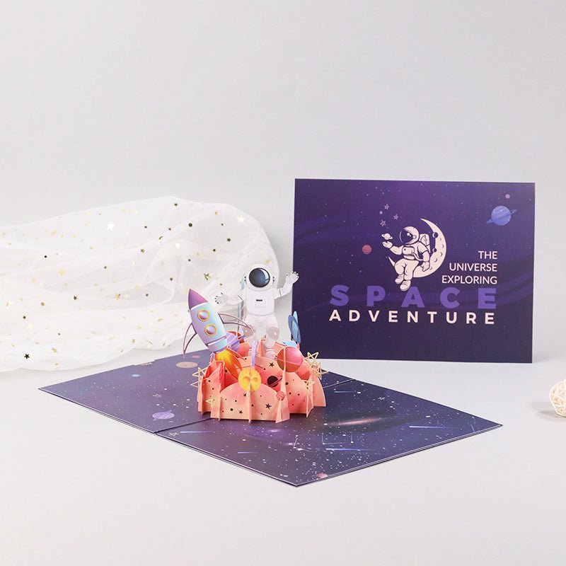 3D Pop - Up Karte Astronaut - DORAFIORA