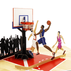 3D Pop - Up Karte Basketball Dunk - DORAFIORA
