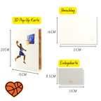 3D Pop - Up Karte Basketball Dunk - DORAFIORA