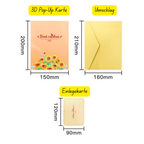 3D Pop - Up Karte Blumenstrauß Sonnenblumen - DORAFIORA