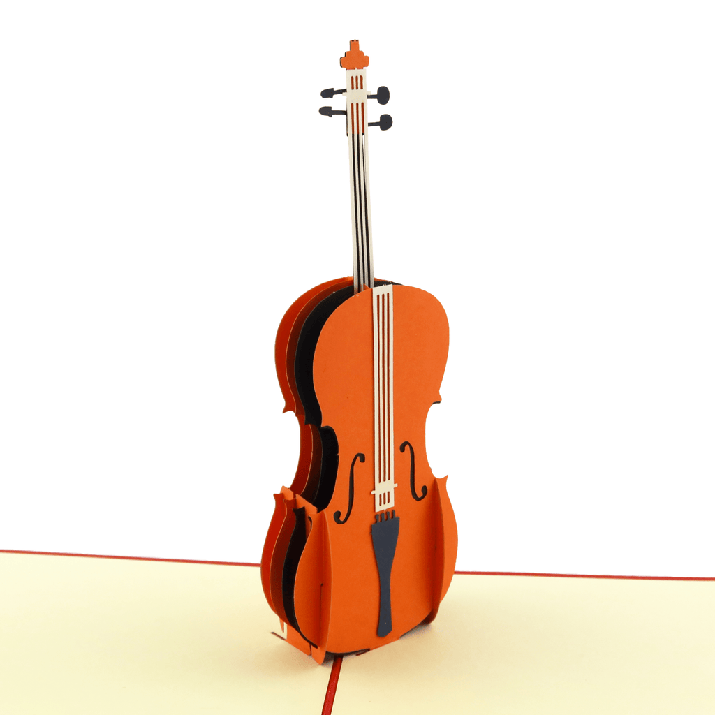 3D Pop - Up Karte Cello/Geige/Violine - DORAFIORA