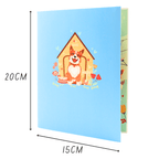 3D Pop - Up Karte Corgi Hund - DORAFIORA