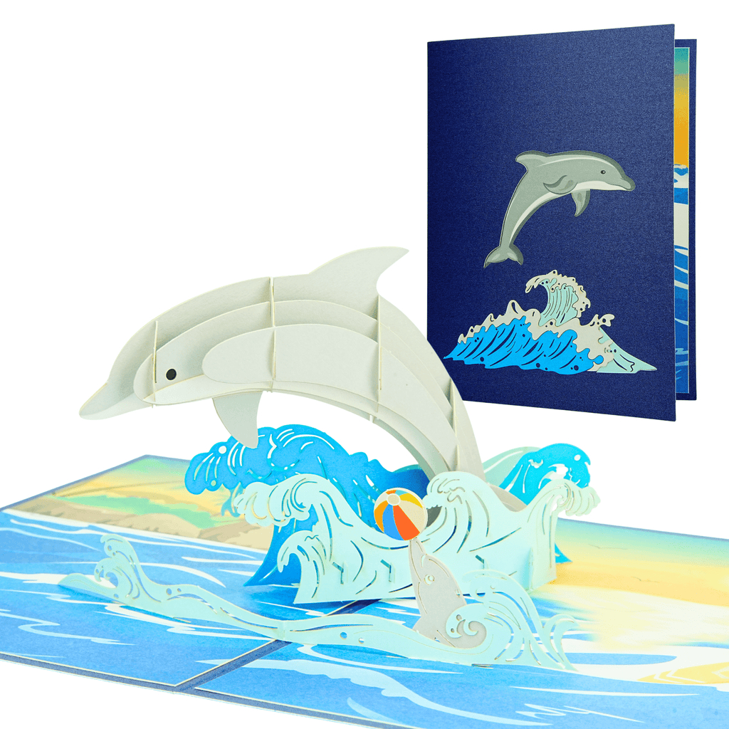 3D Pop - Up Karte Delfin - DORAFIORA