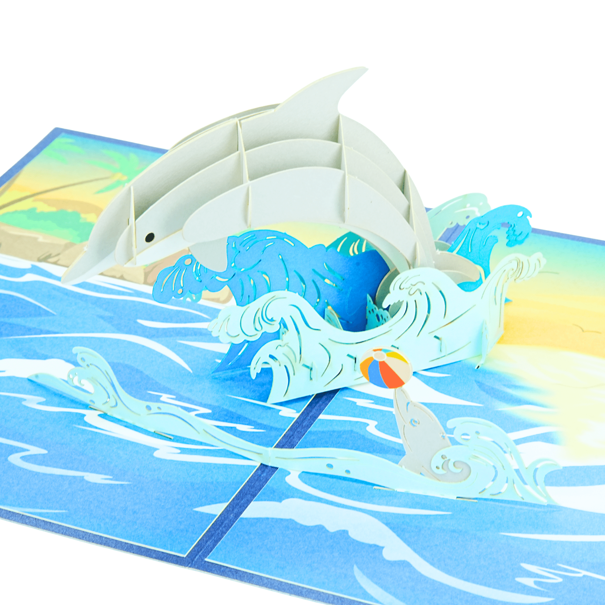3D Pop - Up Karte Delfin - DORAFIORA