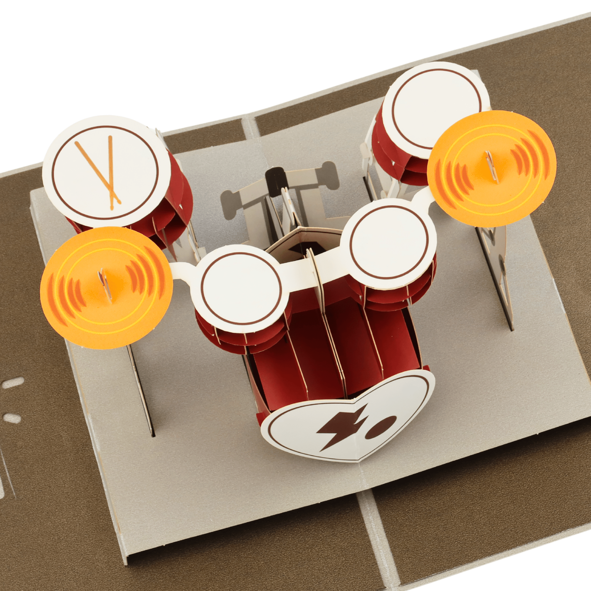 3D Pop - Up Karte Drums - DORAFIORA