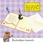 3D Pop - Up Karte E - Gitarre - DORAFIORA