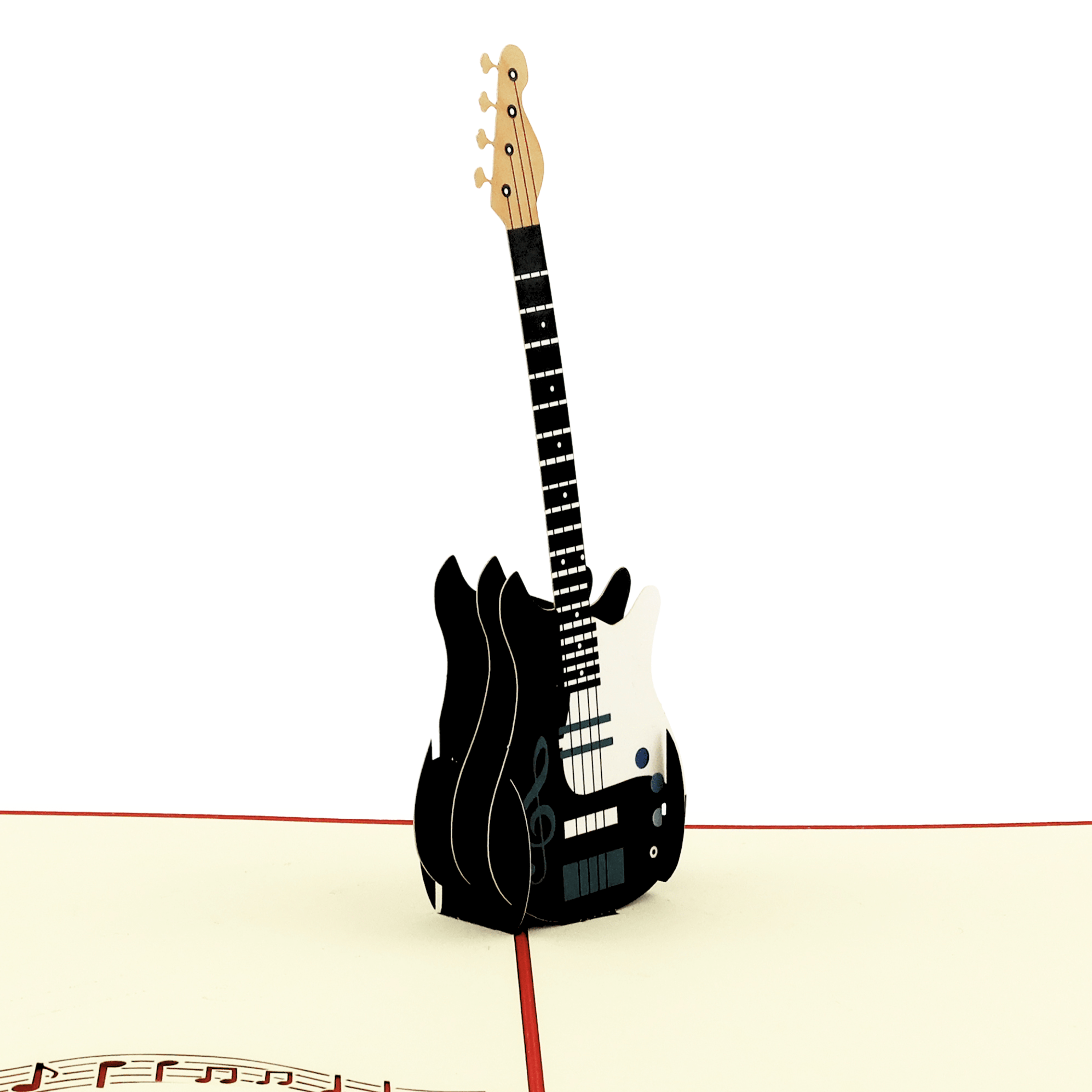 3D Pop - Up Karte E - Gitarre - DORAFIORA