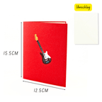 3D Pop - Up Karte E - Gitarre - DORAFIORA