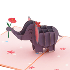 3D Pop - Up Karte Elefant - DORAFIORA