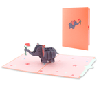 3D Pop - Up Karte Elefant - DORAFIORA
