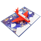 3D Pop - Up Karte Flugzeug - DORAFIORA