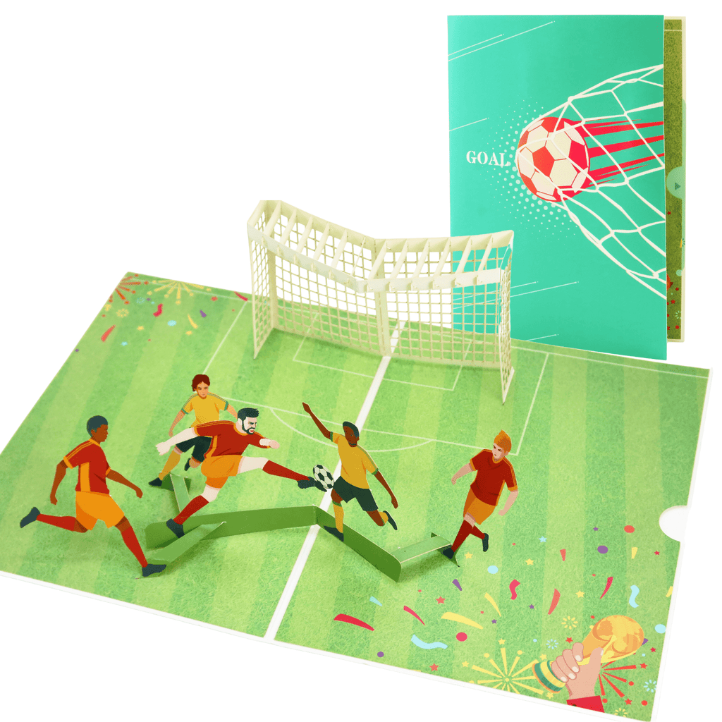 3D Pop - Up Karte Fußballspiel - DORAFIORA