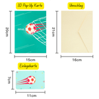 3D Pop - Up Karte Fußballspiel - DORAFIORA