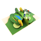 3D Pop - Up Karte Golfer - DORAFIORA