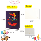 3D Pop - Up Karte Happy Birthday - DORAFIORA