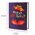 3D Pop - Up Karte Happy Birthday - DORAFIORA