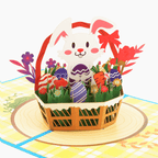 3D Pop - Up Karte Hase - DORAFIORA