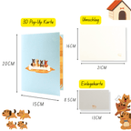 3D Pop - Up Karte Hunde Sofa - DORAFIORA