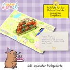 3D Pop - Up Karte Jahrmarkt - DORAFIORA