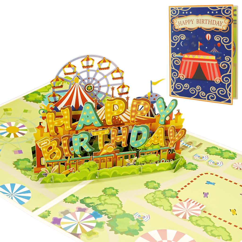 3D Pop - Up Karte Jahrmarkt - DORAFIORA