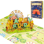 3D Pop - Up Karte Jahrmarkt - DORAFIORA