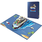 3D Pop - Up Karte Kreuzfahrtschiff - DORAFIORA