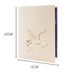 3D Pop - Up Karte Pegasus - DORAFIORA