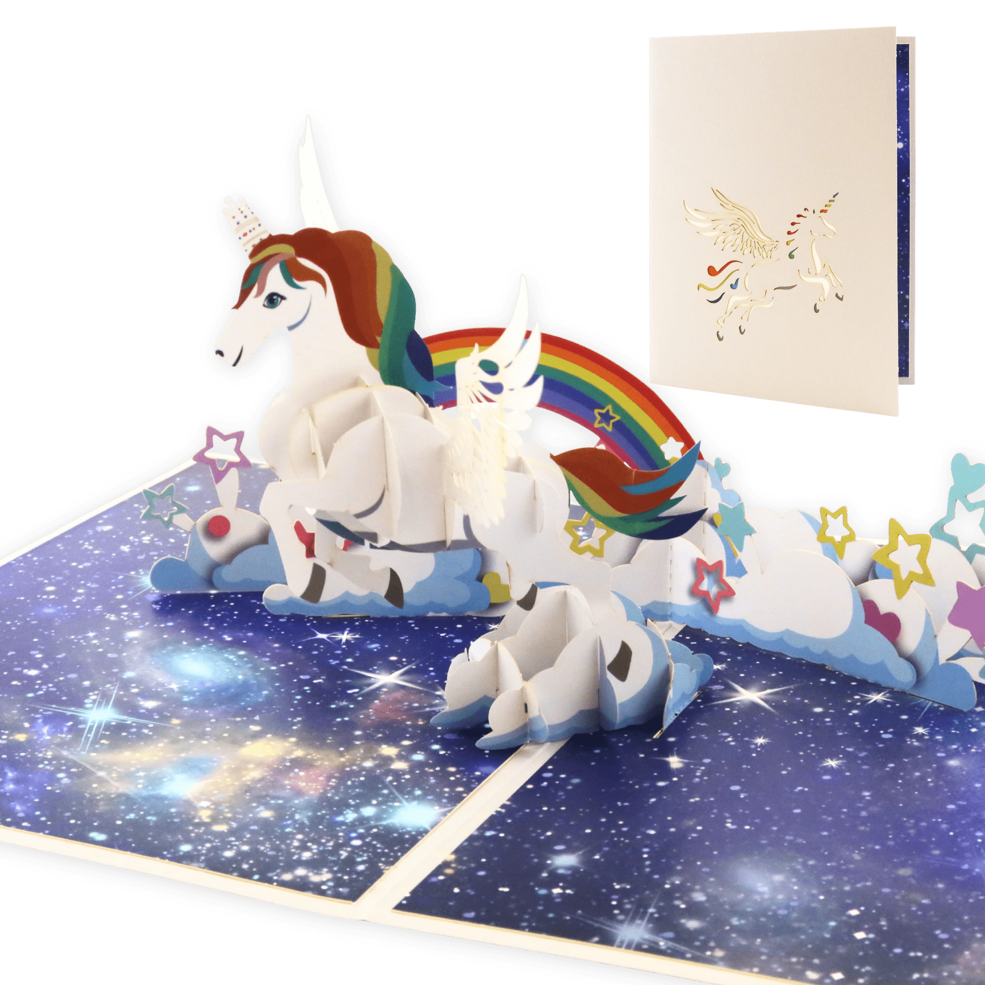 3D Pop - Up Karte Pegasus - DORAFIORA