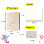 3D Pop - Up Karte Pegasus - DORAFIORA