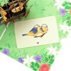 3D Pop - Up Karte Vögel - DORAFIORA