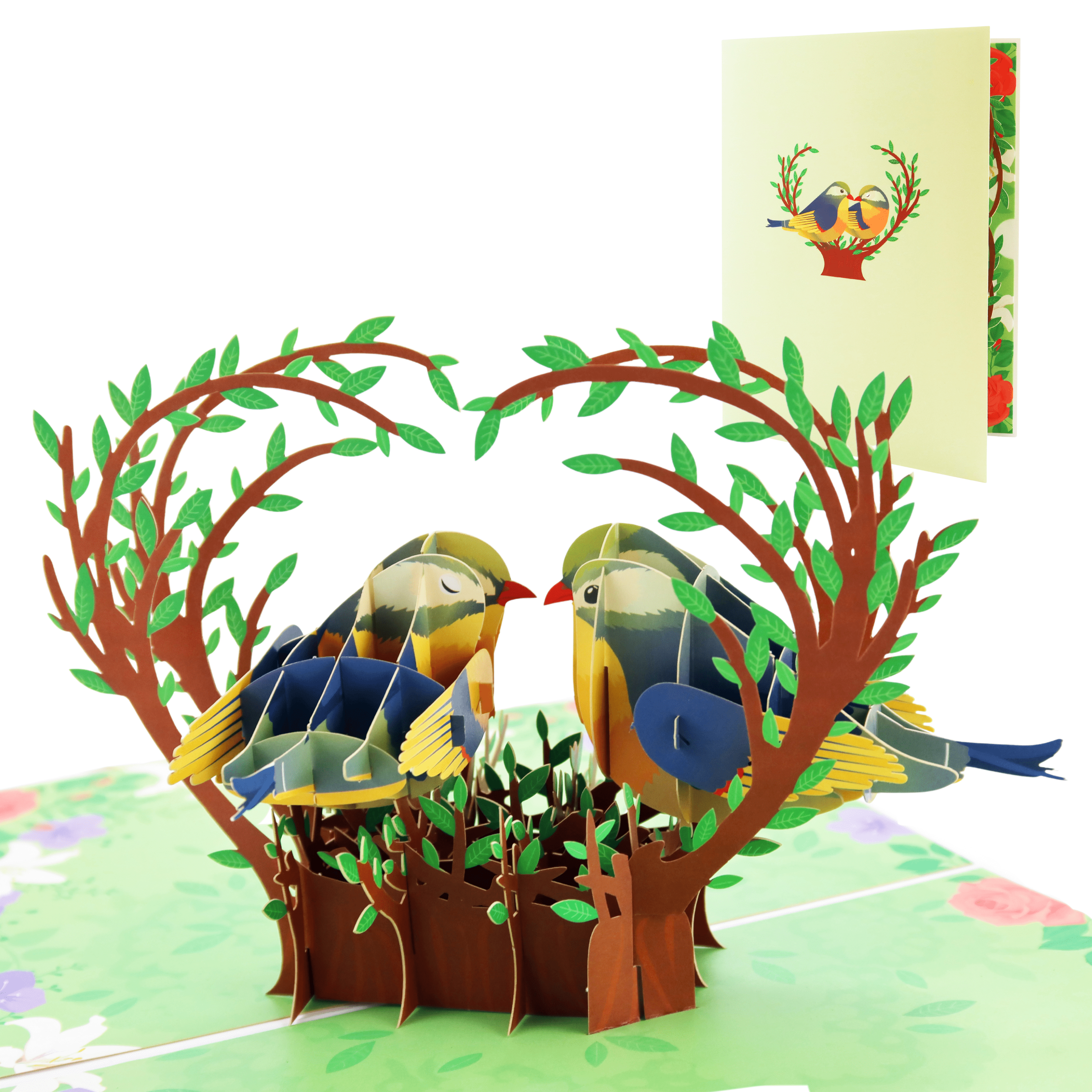 3D Pop - Up Karte Vögel - DORAFIORA