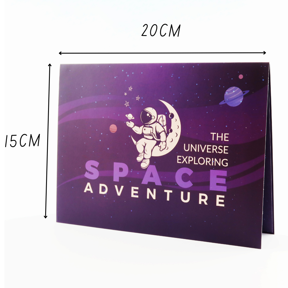 3D Pop-Up Karte Astronaut