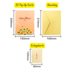 3D Pop-Up Karte Blumenstrauß Sonnenblumen