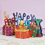 3D Pop-Up Karte Happy Birthday