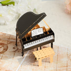 3D Pop-Up Karte Klavier Piano