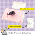 3D Pop-Up Karte Elefant