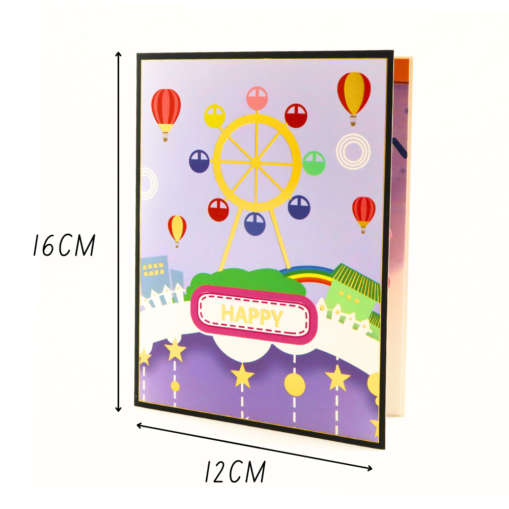 3D Pop-Up Karte Riesenrad