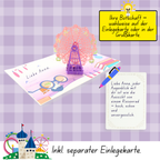 3D Pop-Up Karte Riesenrad