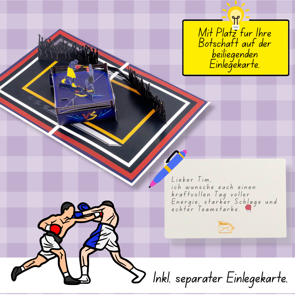 3D Pop-Up Karte Boxen